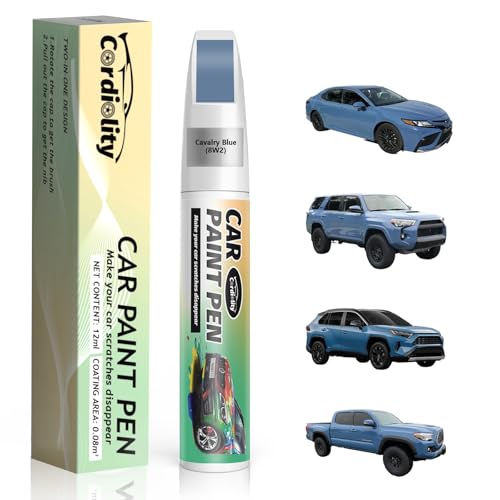 Image of Cavalry Blue(8W2) Touch Up Paint Pen for Toyota,Car Paint Scratch Repair Pen Quick and Easy Fix Auto Paint Scratch
