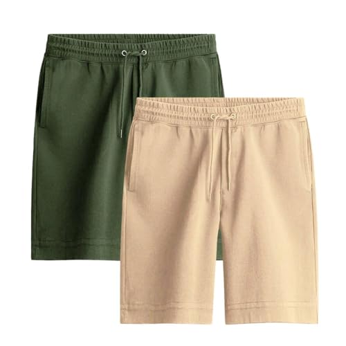 Image of Nobero V2 Shorts for Men | Zip Pocket Shorts | Regular Fit | Elasticated Waist | Soft & Breathable Fabric | Casual Everyday Wear