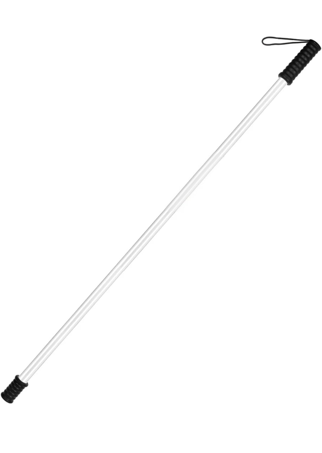 Polycarbonate Stick with Black Grip Handle, Clear, 100cm Length-picture-25