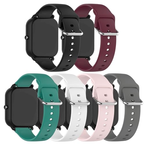 Bands Intended for iTouch Air 4 & iTouch Air 3 44MM Band Soft Silicone Waterproof Adjustable Sport Watch Strap Replacement Wristbands for iTouch Air 4 41mm/Air 4 46mm/Air 3 44mm Smartwatch Men Women