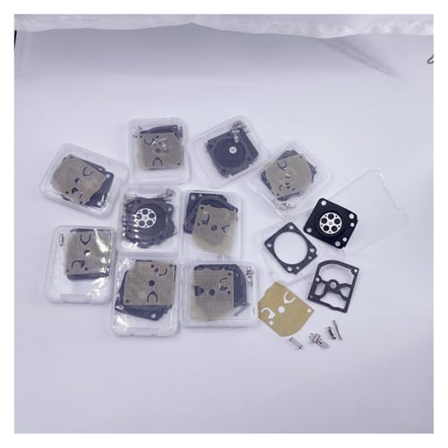 キャブレター修理リビルドキット 017 018 MS170 MS180 チェーンソー RB-77用(10 SET)