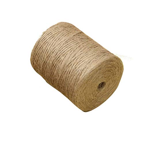 Bclla Zkenshan-Natural Jute Twine 4/6/8/10mm Jute Rope Twine Rope Hemp Cord Macrame String, DIY Craft Handmade Decoration Cat Scratcher Rope, Natural Jute Fiber (Color : 8MM 10M)