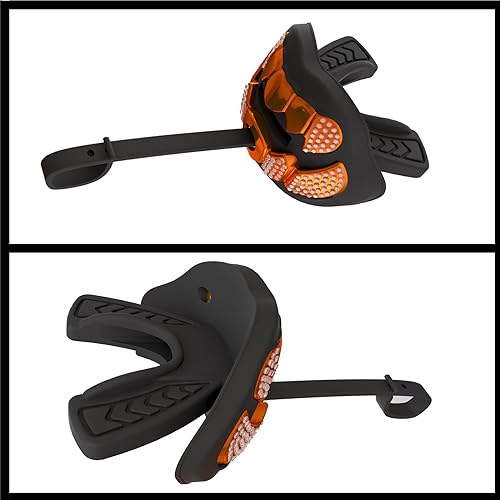 Protector bucal de fútbol LeCool con máximo flujo de aire y diseño de bestia 3D 7
