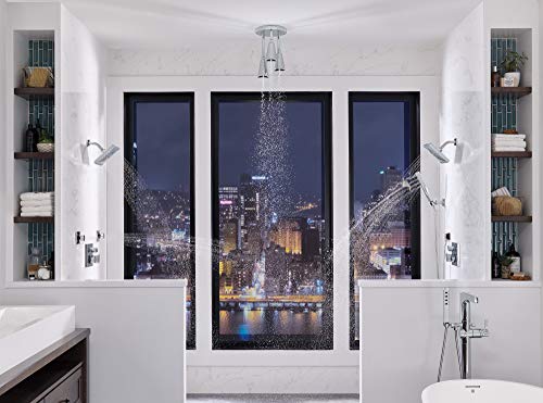 Delta Faucet T27867-Bl Angular Modern Monitor 17 Series Valve 3-Setting Integrated Shower Trim With Diverter, Matte Black #TOP3