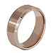 Mens Womens Wedding Bands Classic 8MM Titanium Steel Promise Rings for Him High Polish Comfort Fit Size 5-15