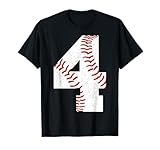 Photo Gallery 4 compleanno baseball tema bday party celebrazione 4 ° maglietta Photo Gallery 4 compleanno baseball tema bday party celebrazione 4 ° maglietta