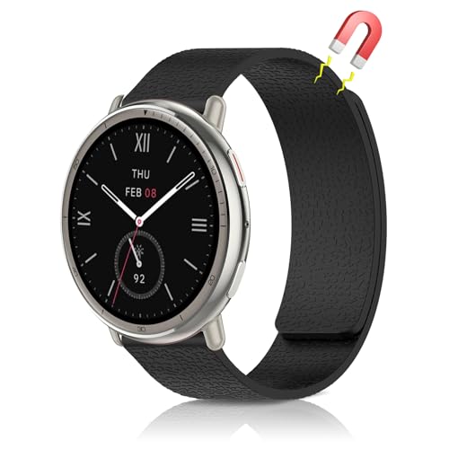 [AiiBowy] Amazfit T-Rex 3 Pro 44mm/Active 2 Square/Active2/Active Ή oh VR ͂ȎC ʋz\ e͐ 20mm oh _炩 ւxg h y Rp`