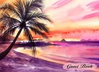 Guest Book: Beach House Guest Book, Visitor Guest Book for Vacation Home, Airbnb, B&B, VRBO, Vacation Rentals 1082218480 Book Cover