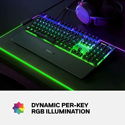 SteelSeries Apex Pro World's Fastest Mechanical Gaming Keyboard – Adjustable Actuation Switches – OLED Smart Display – RGB Backlit by SteelSeries - Image 5