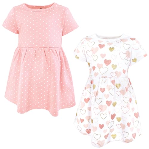 Image of Hudson Baby Girl's Cotton Dresses
