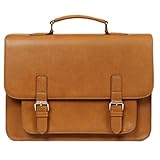 [Riazdiw] ビジネスバッグ メンズ 本革 トートバッグ 大容量 3way アタッシュケース ブリーフケース 自立 カバンa4 14インチPC収納 メッセンジャーバッグ 営業・休日・面接・会談 通勤・通学・出張 (ブラウン)