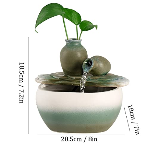 Fontaine à eau TUSUOD de table compacte avec circuit d'eau fermé silencieux