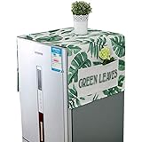 LaoZan Waschmaschine Abdeckung Modern Minimalist Abdeckung Trommel Waschmaschine Staubtuch Kühlschrank Rack-Seitenwand-Aufbewahrungstasche Stoff (Stil 2,55 * 140cm)