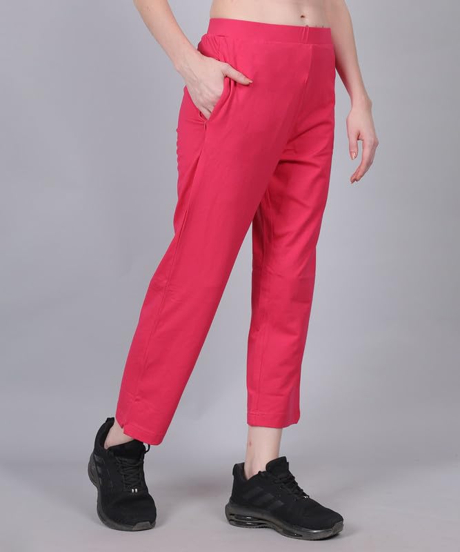 Image of Women's Cotton Light Weight Comfortable, Stretchable, Breathable & Soft Pant Style Jeggings