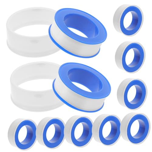 Angoily Waterproof Seal Tape 10 Rolls PTFE Tape Industrial Strength Leakproof 1/2'' x 60yd