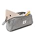 Produktbild KALIDI Federmäppchen Groß, Unisex Mäppchen Mädchen Teenager, Federtaschen Jungen, Studenten Stiftemappe Kinder Pencil Case (grey)