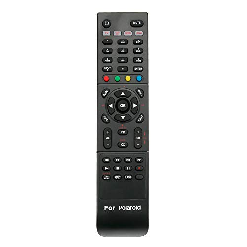 Rc-201 Replaced Remote Fit For Polaroid Tv Tla04641 Tdx-03211C 845C45Gf1Xaph Flx374 Tdx02611C Tdx03211C Flm-4034B Flm-4234Bh Tda-03211C Tdx-01930B 1513-Tdxb 1913-Tdxb 2611-Tlxb 3211-Tlxb 2611Tlxb #TOP5