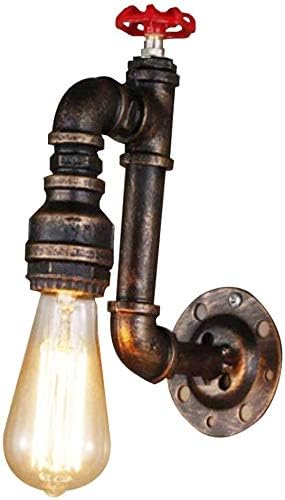 Injuicy Industrial Wall Lamp, Antique Metal Water Pipe Sconces for Bar, Corridor, Stairs, Balcony, Cafe, Lighting Decor