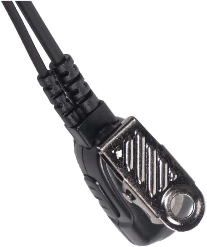 D Shape Earpiece Headset with Mic Compatible with Midland GXT1000VP4 LXT500PA LXT500VP3 LXT600VP3 GXT1050 GXT1050VP4 AVPH3 AVP1 Two Way Radios,6 Pack