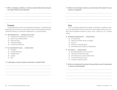 Image of The Ultimate RPG Villain Backstory Guide: Prompts and Activities to Create Compelling Antiheroes, Enemies, and Bad Guys (Ultimate Role Playing Game Series)