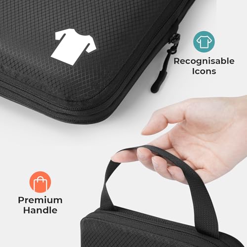 Compression Packing Cubes for Suitcases, Ultralight Packing Cubes for Backpack Waterproof Luggage Packing Organizers Expandable Packing Cubes for Travel Accessories and Essentials  image 7