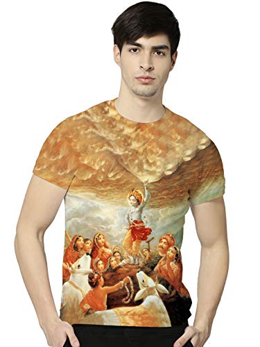 Image of STAND OUT All Over Printed Shiva, Krishna, Hanuman, Kali, Ram and Ravana, Ramayan, Bagavath Githa, Buddha Religious, Spiritual, Hindu Gods T-Shirts