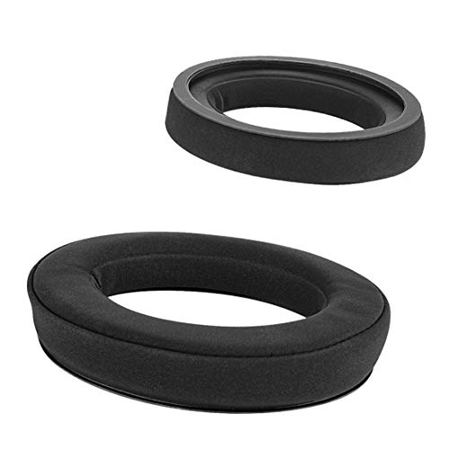 Geekria Lamy Velour Almohadillas Auriculares + Almohadilla Banda de Cuero Compatibles con Sennheiser HD380 PRO, HD380, PC350, Game Zero Rep. Piezas (Negro) miniatura 2