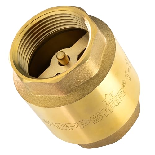 Poppstar Rückschlagventil 1 1/4 Zoll (Messing, rostfrei & wasserdicht) für Pumpe und Waschmaschine Poppstar Rückschlagventil 1 1/4 Zoll (Messing, rostfrei & wasserdicht) für Pumpe und Waschmaschine