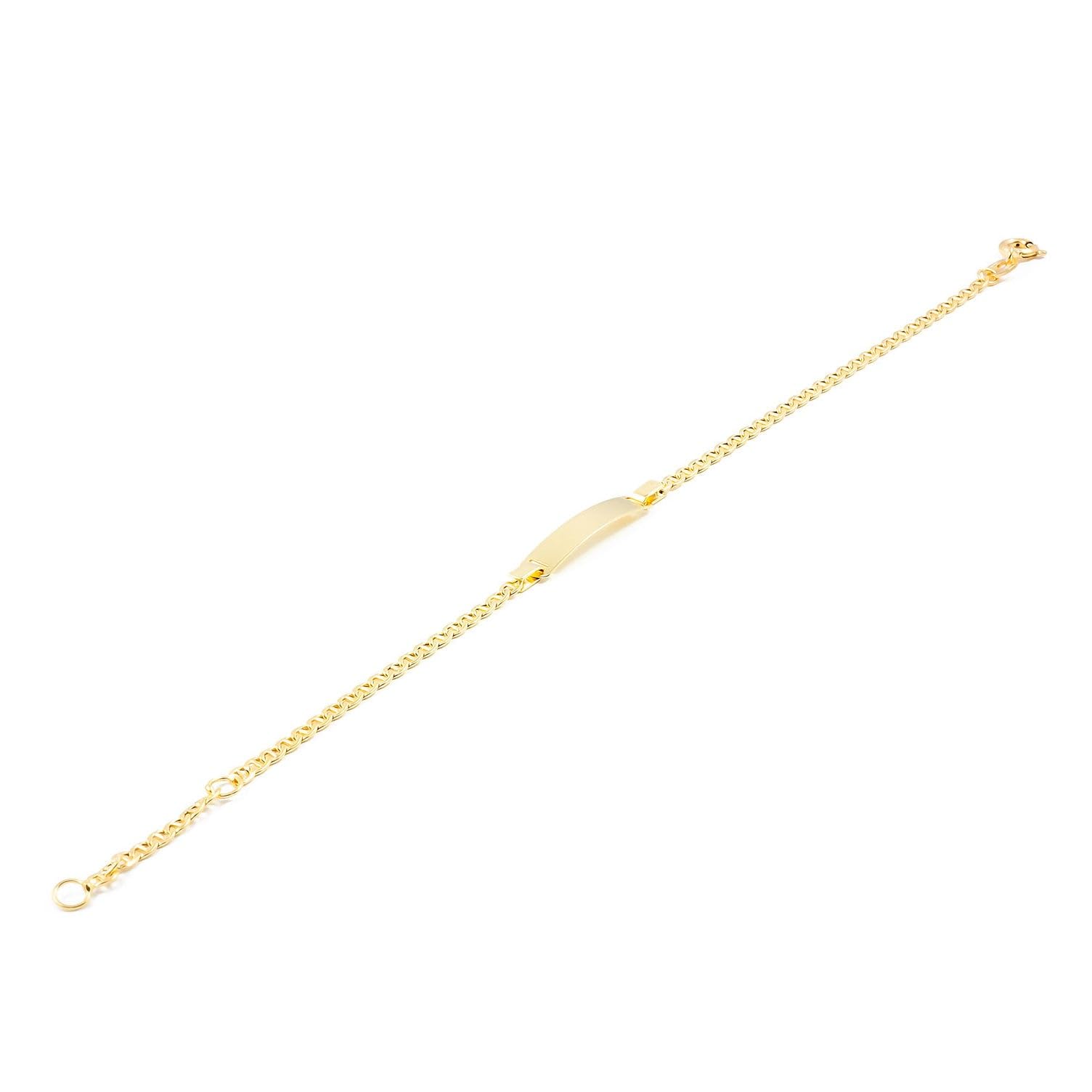 Monde Petit Bracciale per bambini - oro giallo 18k (750) - Scatola Regalo - Certificato di garanzia