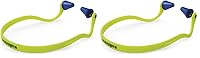 Vista 1 de Sellstrom Reusable Banded Ear Plugs, Hearing Protection for Work, 25dB NRR, Hi-Viz Green/Blue, S23430, 1 Count (Pack of 2)