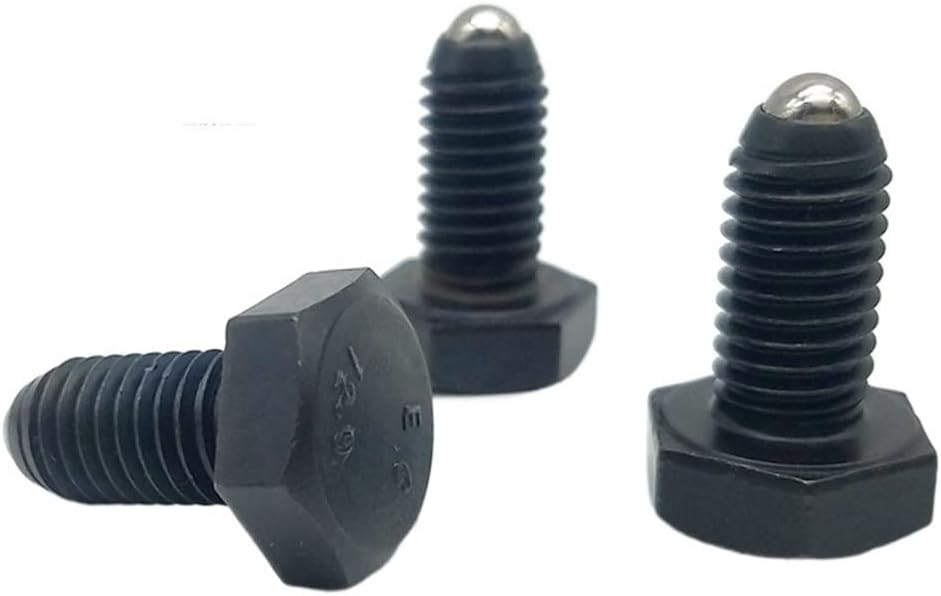 10pcs BPHL4-M8 Hexagon Bolt Type Ball Head Plunger Hexagon Head Thread Lock Pin Bomb Ball ZC107-1 (Color : BPHL8-15) (Color : Bphl6-20)