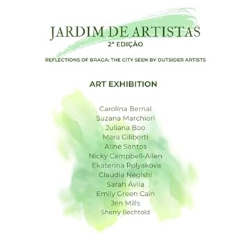 Capa do livro Jardim de Artistas: 2ª Edição - Art Exhibition - Catálogo (Portuguese Edition)