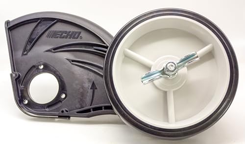 Traverse Creek Incorporated Genuine Echo/Shindaiwa Edger Shield Wheel Kit, Fits PE-225, Black Plastic, Lawn Mower Wheel Kit
