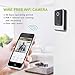 Freecam Rechargeable Battery-Powered Security Camera Indoor HD Wire-Free Mini Home Security Cam with Motion-Activated PIR Sensor & SD Card C320