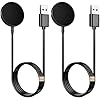 2er-Pack Ladegerät für Samsung Galaxy Watch 8/8 Classic/Ultra/7/6/6 Classic/5/5 Pro/4/4 Classic/3/Active/FE magnetisches smartwatch ladekabel 1M-USB A