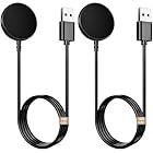 2er-Pack Ladegerät für Samsung Galaxy Watch 8/8 Classic/Ultra/7/6/6 Classic/5/5 Pro/4/4 Classic/3/Active/FE magnetisches smartwatch ladekabel 1M-USB A