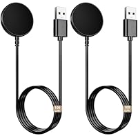 2er-Pack Ladegerät für Samsung Galaxy Watch 8/8 Classic/Ultra/7/6/6 Classic/5/5 Pro/4/4 Classic/3/Active/FE magnetisches smartwatch ladekabel 1M-USB A