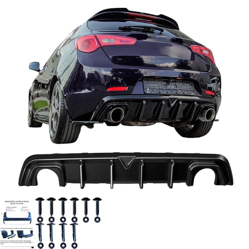 Heckdiffusor kompatibel mit ALFA Romeo Giulietta 2010–2020 v2