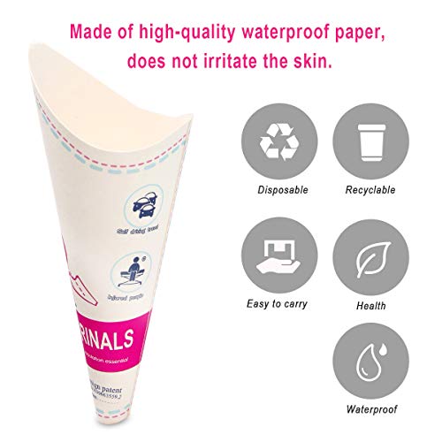 Luxiv LPW-FEMALE URINATION DEVICE 20 50 Pcs Disposable Female Urination Device thumb #1