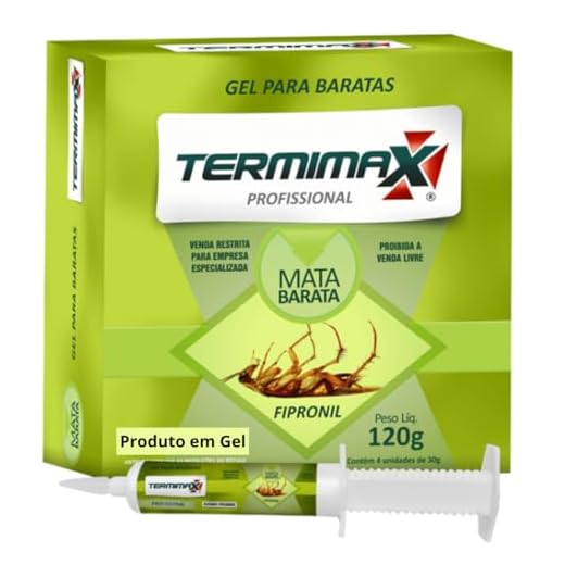 Mata Baratas Francesinha Gel Poderoso Kit C/ 4 Unidades 120g