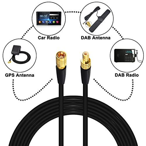 Yotenko Sirius Xm Radio Antenna Extension Cable 20Ft Rg174 Smb Male To Smb Female Connector Cable For Sirius Xm Satellite Radio Home Car Radio Stereo Receiver Tuner #TOP3
