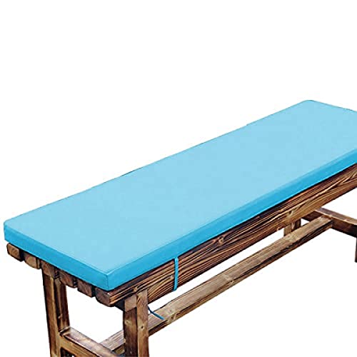 Cuscino impermeabile per panca da esterno per dondolo da 23 posti, 120 x 40 cm, cuscino per sedia lungo perfetto per il relax in giardino e in cortile