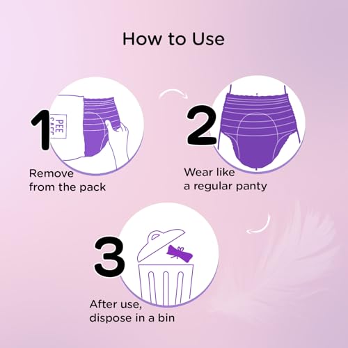 Image of Pee Safe Comfort Period Panties XXL-XXXL | 8 Panties | Seamless Fit | 360 leakage protection | Heavy flow | Comfortable & Soft | 12 hr protection | Rash free & toxin free