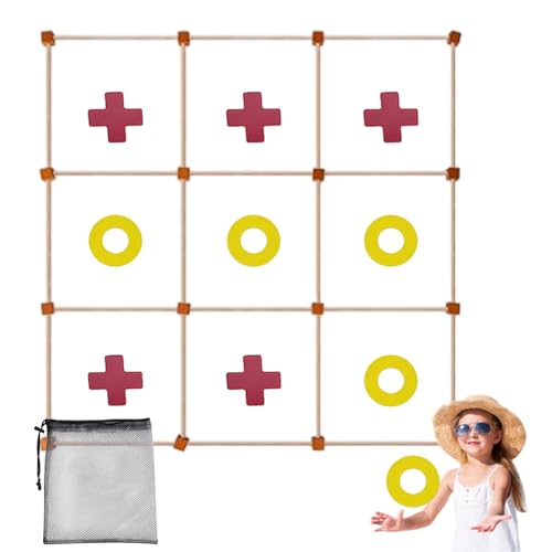 Genérico Juegos De Mesa Gigantes Exterior - Juegos De Jardín Y Camping para Aire Libre,Herramienta Educativa Juguete Infantil para Jardín Camping Cumpleaños Fiestas Familiares Coordinación Mano