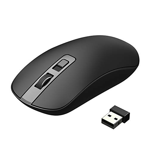 Souris sans fil VicTsing ultra-mince Noir - 0
