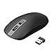 Souris sans fil VicTsing ultra-mince Noir - 0