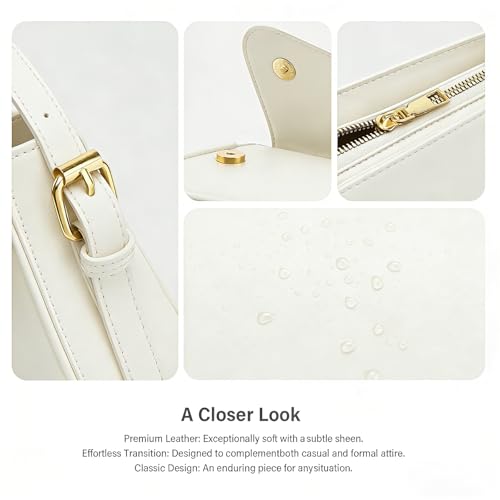 Image of Amszke Shoulder Bag for Women Y2K Crossbody Purse PU Leather Underarm Handbag 2 Adjustable Strap for Daily Commute Travel