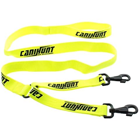 CaniHunt LAISSE acoplador de Plate poliéster amarillo Cover