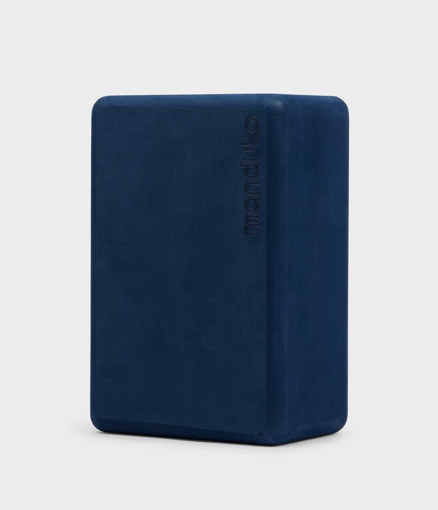 Manduka Recycled Foam Yoga Block Midnight