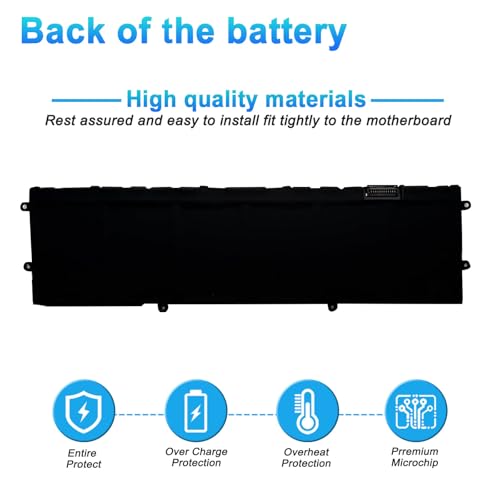 Image of DWVRR 87Wh Laptop Battery Replacement for Dell Alienware x17 R1 R2 Alienware x15 R1 R2 Inspiron 16 7620 2-in-1 Series Notebook 0017GN 0NR6MH 817GN Battery 7250mAh 6-Cell
